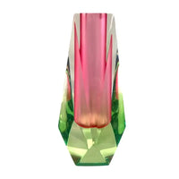Crystal Cut Acrylic Bud Vase