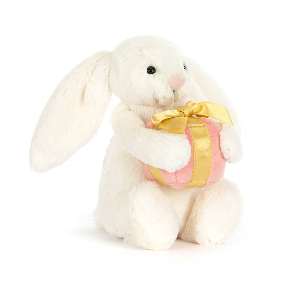 Jellycat Bashful Bunny with Present