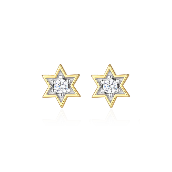 M. by Monte Luna Star Of David Lab-Grown Diamond Stud Earrings