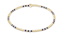 Enewton Hope Joy Pattern 2mm Bead Bracelet - Blue Metallic
