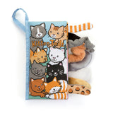 Jellycat Kitten Tails Activity Soft Book