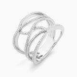 Ella Stein Make Connections Statement Ring in Sterling Silver