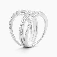 Ella Stein Make Connections Statement Ring in Sterling Silver