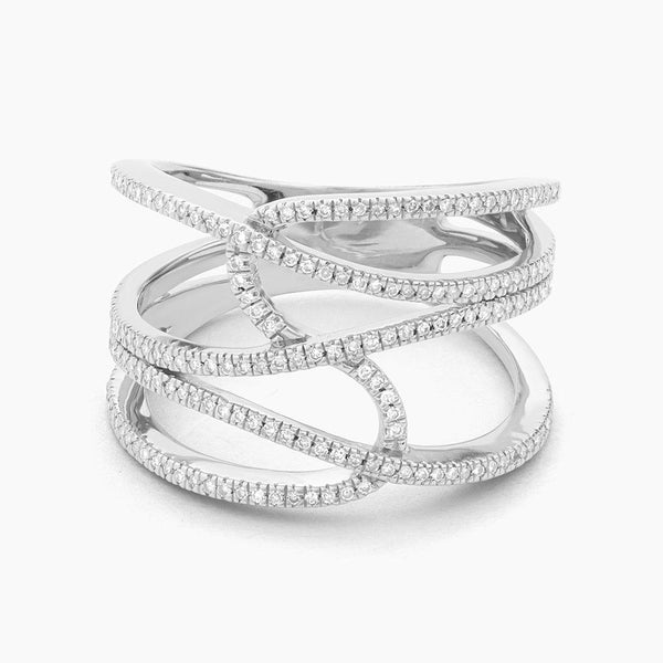 Ella Stein Make Connections Statement Ring in Sterling Silver