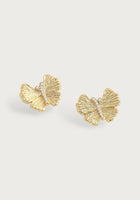 Anabel Aram Butterfly Stud Gold Earrings