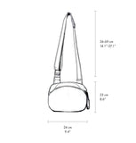 Daniella Lehavi Billie Crossbody Bag in Woven Pewter