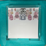 Nicolette Mayer Note Cards and Acrylic Holder - Bougie