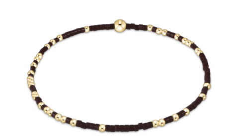 Enewton Hope Unwritten Bracelet in Chocolate