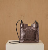 Daniella Lehavi Capri Crossbody in Pewter Pebbled