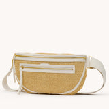 Hammitt Charles Large Calla Lily White Raffia