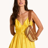 Hammitt Charles Medium in Cocoa Raffia