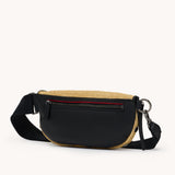 Hammitt Charles Medium in Noir Smooth Raffia