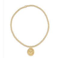 Enewton Classic Gold 2mm Bead Bracelet - Inspire Love Small Gold Charm