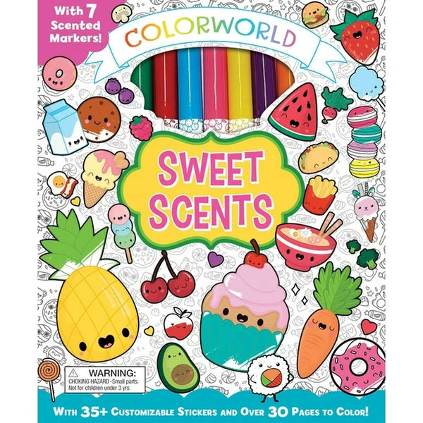 Colorworld Sweet Scents Marker and Sticker Book