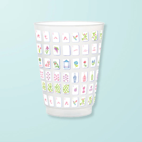 Taylor Paladino Set of 6 Reusable Mahjong Cups