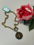 Lula 'n' Lee Jeannie Antique Bee with Toggle Necklace