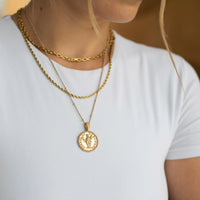 D. Louise Athena Coin Necklace