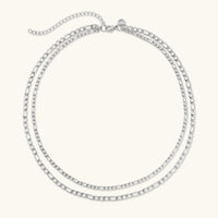 D. Louise Savannah Chain Double Necklace