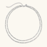 D. Louise Savannah Chain Double Necklace