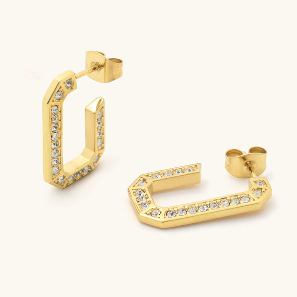 D. Louise Classic Pavé Earrings