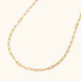 D. Louise Mini Paperclip Necklace