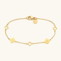 D. Louise Multi Clover Bracelet