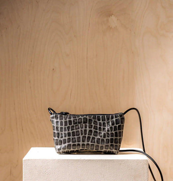 Daniella Lehavi Lorrie Clutch in Grey Mosaic