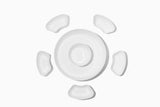 Q Square Melamine 15" Lazy Susan 7pc set