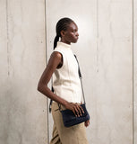 Daniella Lehavi Tokyo Clutch/Crossbody in Navy