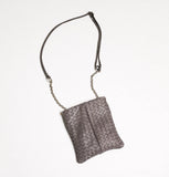 Daniella Lehavi Ariella Mini Bag in Woven Smoke Leather