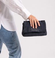 Daniella Lehavi Tokyo Clutch/Crossbody in Navy