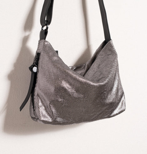 Daniella Lehavi Eveline Crossbody Bag in Silver