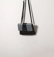 Daniella Lehavi Eva Clutch/Crossbody in Black Croco