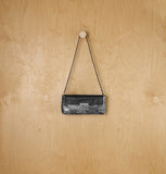 Daniella Lehavi Alexa Chain Clutch in Pewter Croco