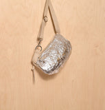 Daniella Lehavi Ring Belt Bag in Wrinkled Silver
