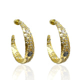 Tat2 Gold Cosa Hoops