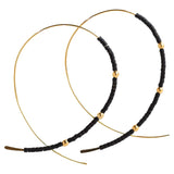 Lenny and Eva Confetti Earring in Black