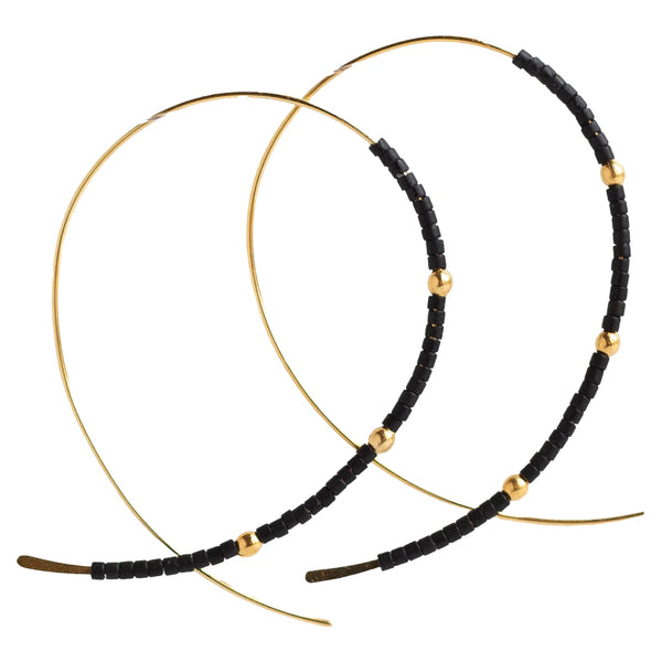 Lenny and Eva Confetti Earring in Black
