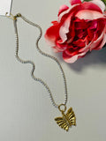 Lula 'n' Lee Stephanie Tennis Necklace with Butterfly