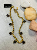 Yochi Sienna Bead and Crystal Statement Necklace