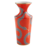 Jonathan Adler Eden Cuff Vase in Orange