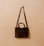 Daniella Lehavi Capri Satchel in Chocolate Suede