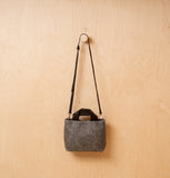 Daniella Lehavi Alexa Square Bag in Straw Black