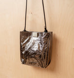 Daniella Lehavi Capri Crossbody in Wrinkled Metal