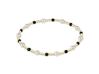 Enewton Pearl Sincerity Pattern 4mm Bead Bracelet - Faceted Black Onyx
