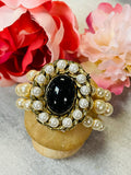 Yochi Sienna Pearl Stretch Bracelet with Broach Enhancer