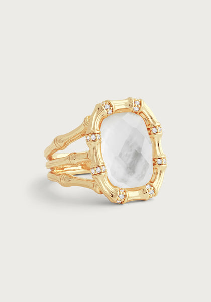 Anabel Aram Bamboo with Mother Of Pearl Ring