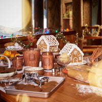 Voluspa Gingerbread Chalet 3 wick Tin Candle