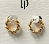 Iishii Designs Gold Filled 14mm Twisted Hoop Earring