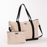 Scout Triple Advisor Travel Bag - Putty Box Quilted